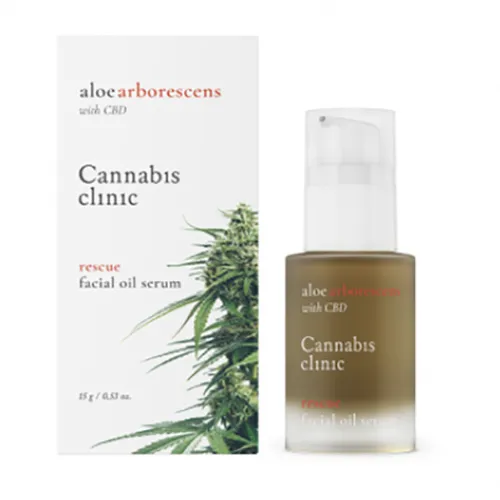 Organic Life Cannabis Clinic, Rescue  Facial Oil Serum (Regenerujące olejowe serum do twarzy)