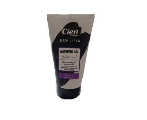 Cien Deep Clean Active Coal (Żel do mycia twarzy `Węgiel aktywny`)