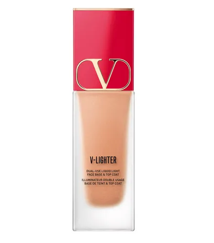 Valentino Makeup, V-Lighter, Dual-Use Liquid Light Face Base & Top Coat (Rozświetlacz w płynie 2w1 nawilżająco-wygładzający) - 1