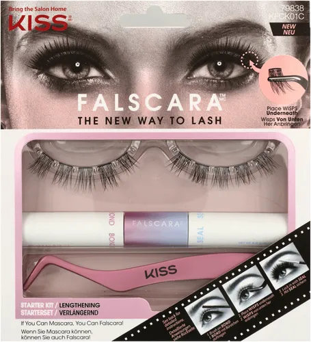 Kiss Falscara Starter Kit KFCK01C (Sztuczne rzęsy)