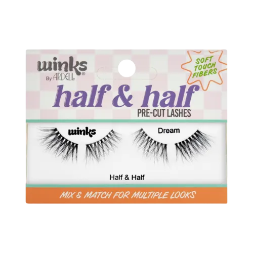 Ardell Lashes Winks, Half & Half, Dream, Pre-Cut Lashes (Sztuczne rzęsy na pasku)