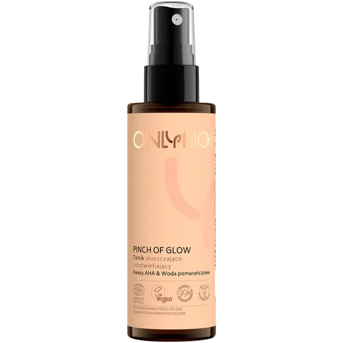OnlyBio Pinch of Glow, Tonik złuszczająco-rozświetlający `Kwasy AHA & woda pomarańczowa` - 2