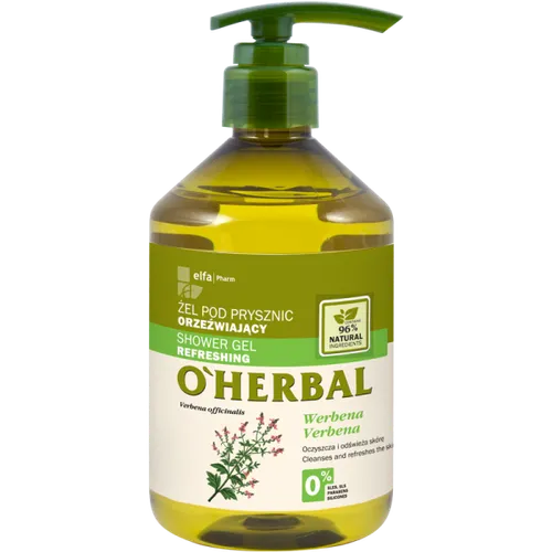 O'Herbal Orzeźwiający żel pod prysznic z ekstraktem z werbeny