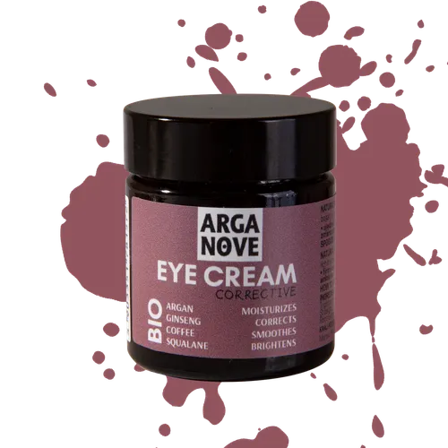 Arganove Nawilżająco-korygujący krem pod oczy `Bio argan, żen-szeń i kawa` - 2