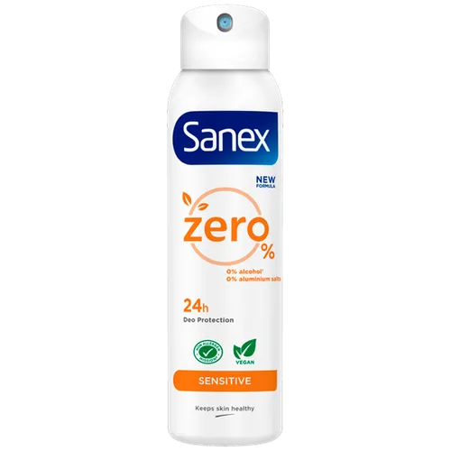 Sanex Zero % Sensitive, Dezodorant w sprayu do skóry wrażliwej