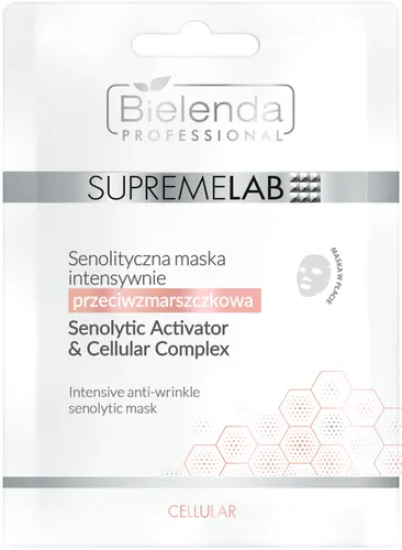 Bielenda Professional SUPREMELAB Cellular, Senolityczna maska intensywnie przeciwzmarszczkowa