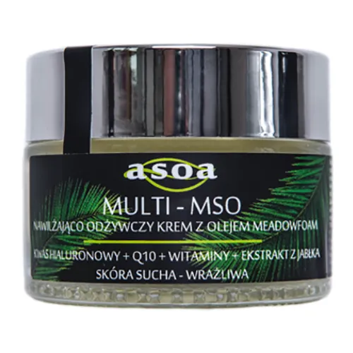Asoa Nawilżająco-odzywczy krem z olejem Meadofoam `Multi MSO` - 2