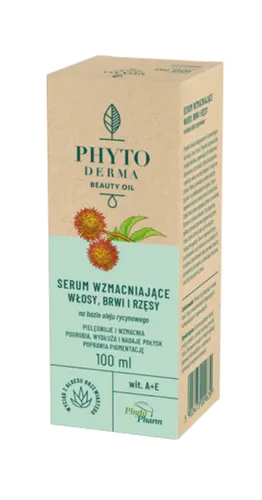 Phytoderm  Phytoderma Beauty Oil, Serum wzmacniające włosy, brwi i rzęsy