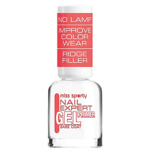 Miss Sporty Nail Expert, Gel Primer Base Coat (Baza pod lakier do paznokci)