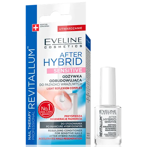 Eveline Cosmetics Nail Therapy Professional, Odżywka odbudowująca do paznokci wrażliwych - 1