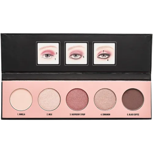 Hebe Professional, Nude Crush Raspberry Mocha Eyeshadow Palette (Paleta 5 cieni do powiek) - 1