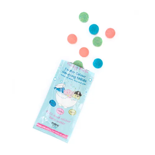 Mini-U Fizzy Plops (Tabletki do kąpieli dla dzieci)