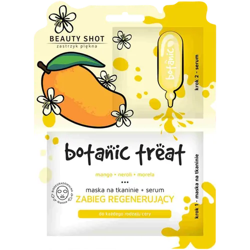 Beauty Shot Botanic Treat, Seboregulująca maska dwuetapowa do twarzy