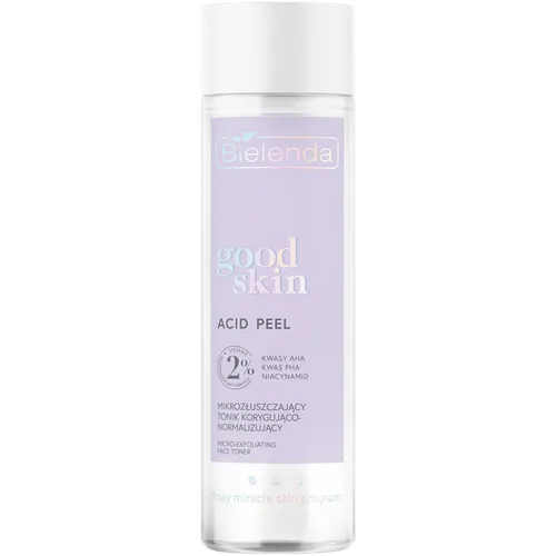 Bielenda Good Skin, Acid Peel Micro-exfoliating Face Toner (Mikrozłuszczający tonik korygująco-normalizujący)