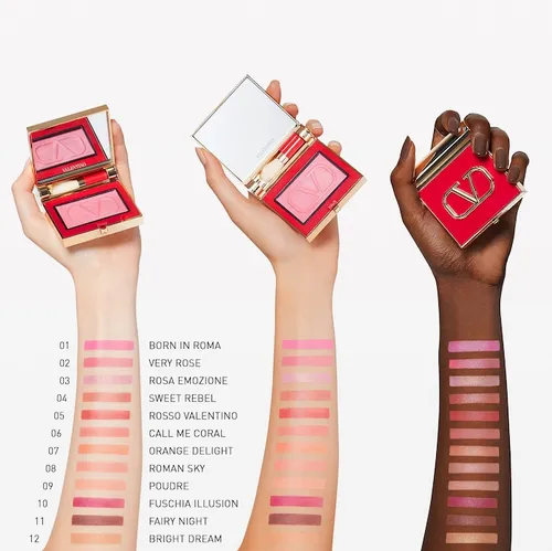 Valentino Eye2Cheek Blush and Eyeshadow (2w1 róż i cień do powiek) - 2