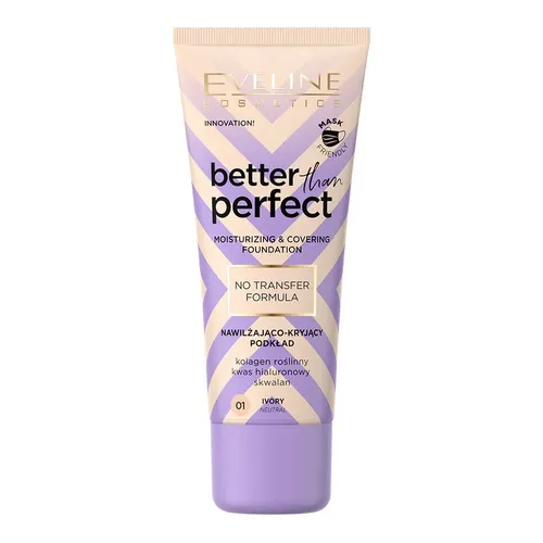 Eveline Cosmetics Better Than Perfect, Moisturizing & Covering Foundation (Nawilżająco-kryjący podkład)