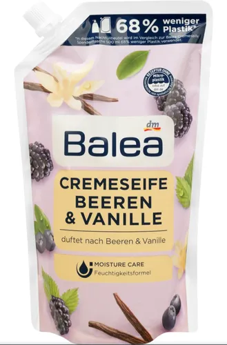 Balea Cremeseife Beeren & Vanille (Mydło w płynie Jagody & Wanilia)