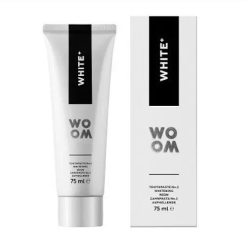 Woom White +, Pasta do zębów wybielająca