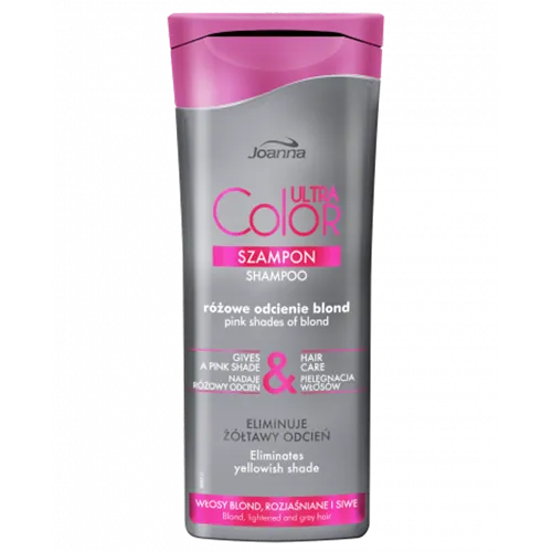Joanna Ultra Color System, Szampon nadający różowy odcień - 2
