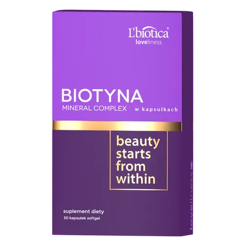 L'biotica Loveliness, Biotyna & Mineral Complex w kapsułkach - 1