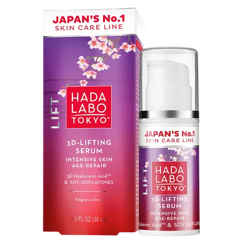 Hada Labo Tokyo 3D Lifting Serum (Silnie naprawcze serum sojowe pod krem) - 2