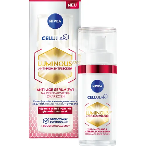 Nivea Cellular Luminous 630, Anti-Age serum 2w1 na przebarwienia i zmarszczki