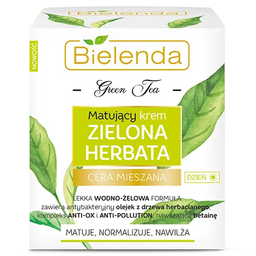Bielenda Green Tea, Tea Tree Day Cream (Matujący krem do twarzy na dzień `Zielona herbata`) - 1