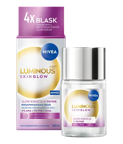 Nivea Luminous 630 Skin Glow, Glow-esencja w płynie