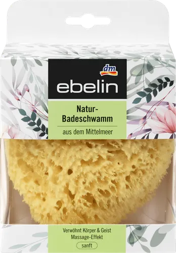 Ebelin Natur - Badeschwamm aus dem Mittelmeer (Naturalna gąbka do kąpieli)
