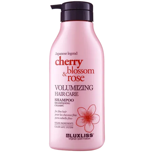 Luxliss Cherry Blossom & Rose,  Volumizing Hair Care Shampoo (Szampon do włosów nadający objętości)