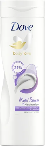 Dove Body Love, Night Renew Serum Body Lotion (Regenerujący balsam-serum do ciała na noc)