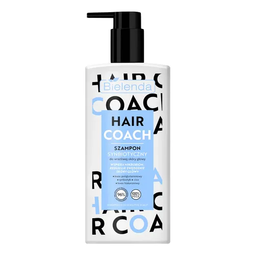 Bielenda Hair Coach, Szampon synbiotyczny do wrażliwej skóry głowy