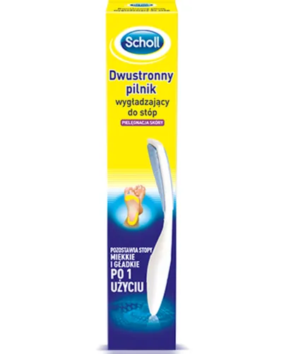 Scholl Dwustronny pilnik wygładzający do stóp