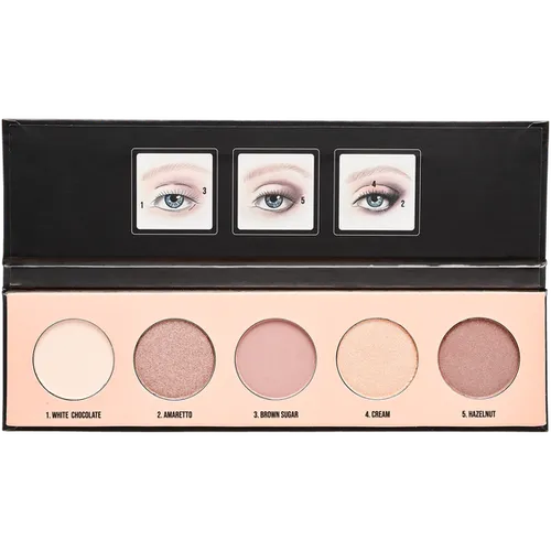 Hebe Professional, Nude Crush Latte Macchiato Eyeshadow Palette (Paleta 5 cieni do powiek) - 1