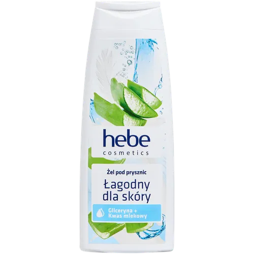 Hebe Cosmetics, Żel pod prysznic łagodny dla skóry `Gliceryna + kwas mlekowy`