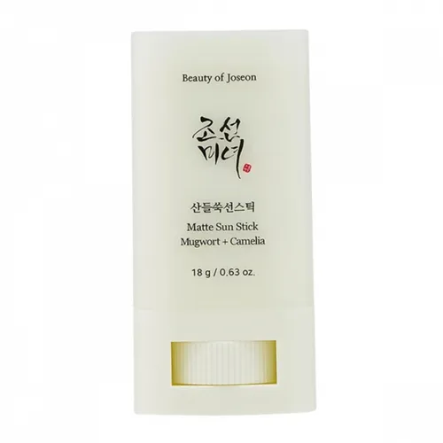Beauty of Joseon Matte Sun Stick, Mugwort + Camelia SPF50+/PA++++ (Matujący sztyft przeciwsłoneczny)