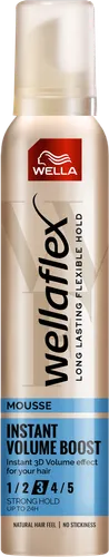 Wella Wellaflex, Instant Volume Boost, Mousse (Pianka do włosów dodająca objętości) - 1