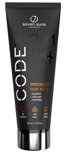 7Suns Cosmetics Code Bronzer for Men (Bronzer do opalania w solarium  dla mężczyzn) - 1