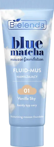 Bielenda Blue Matcha, Mousse Foundation (Fluid-mus nawilżający)