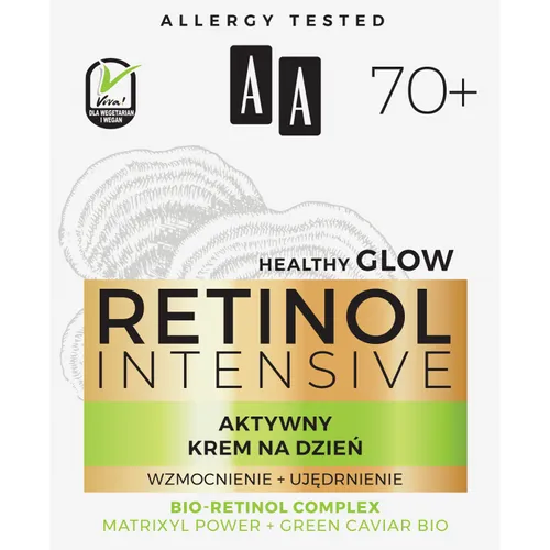AA Retinol Intensive, Aktywny krem na dzień 70+ `Wzmocnienie + ujędrnienie`