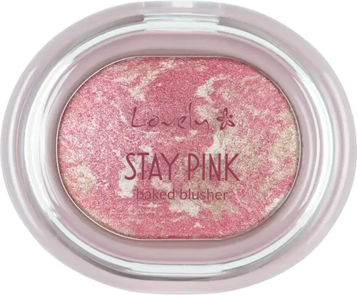 Lovely Stay Pink Baked Blusher (Wypiekany róż do policzków)
