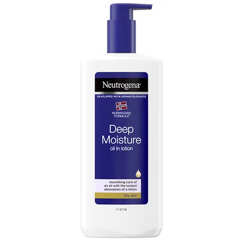 Neutrogena Formuła Norweska, Deep Moisture Creamy Oil (Głęboko nawilżająca emulsja z olejkiem do ciała (stara wersja))