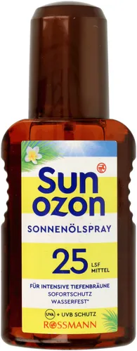 SunOzon Classic, Sonnenol Spray  SPF 25 (Olejek do opalania w sprayu (nowa wersja)) - 1