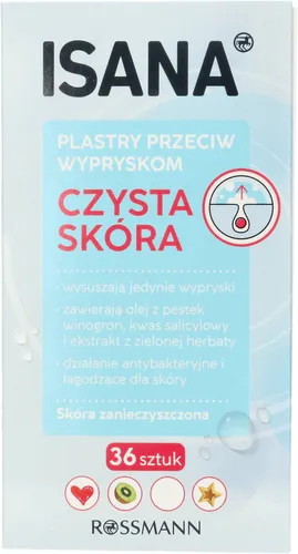 Isana Plastry przeciw wypryskom `Czysta skóra`