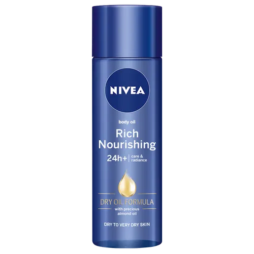 Nivea Rich Nourishing Body Oil, Dry Oil Formula with Precious Almond Oil (Odżywczy olejek do ciała)