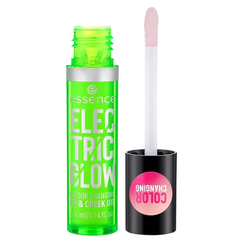 Essence Electric Glow Colour Changing Lip & Cheek Oil (Olejek zmieniający kolor do ust i policzków)