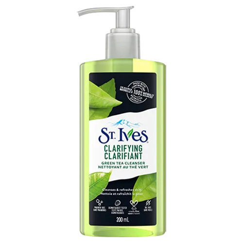 St. Ives Naturally Clear, Green Tea Cleanser (Żel z zieloną herbatą do mycia twarzy) - 1