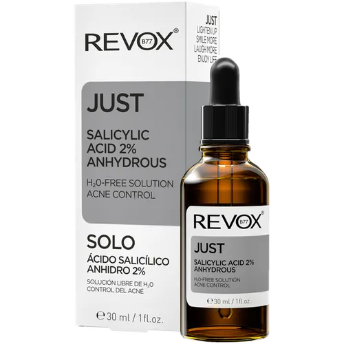 Revox Just Salicylic Acid 2% Anhydrous H2O-Free Solution Acne Control (Bezwodny peeling do twarzy i szyi z kwasem salicylowym)
