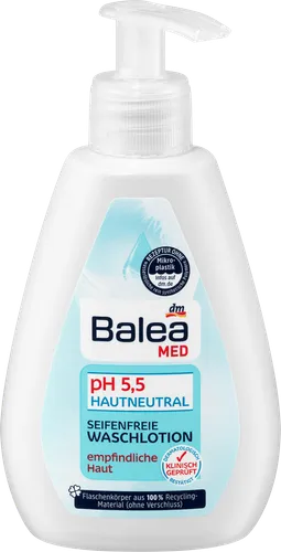 Balea Med, pH 5,5 Hautneutral Seifenfreie Waschlotion (Neutralny dla skóry balsam do mycia rąk z alantoniną)