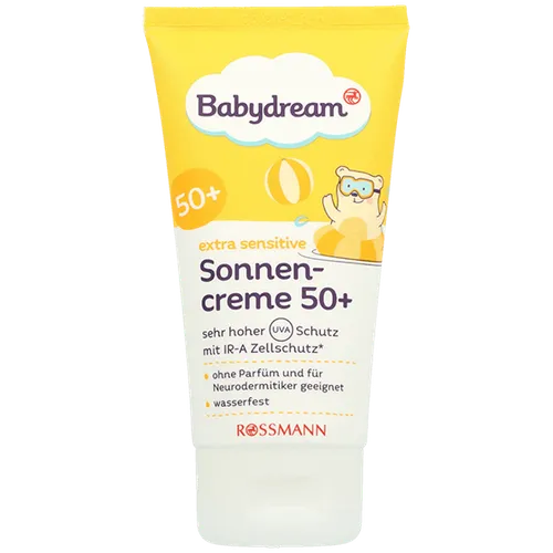 Babydream Sonnencreme 50+ (Wodoodporny krem do opalania 50+ z ochroną komórek przed promieniowaniem IR-A)